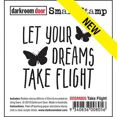 DARKROOM DOOR SMALL STAMP TAKE FLIGHT - DDSM005