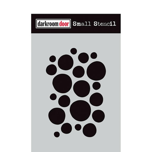 DARKROOM DOOR SMALL STENCIL 4.5X 6 INCH ARTY CIRCLES - DDSS016