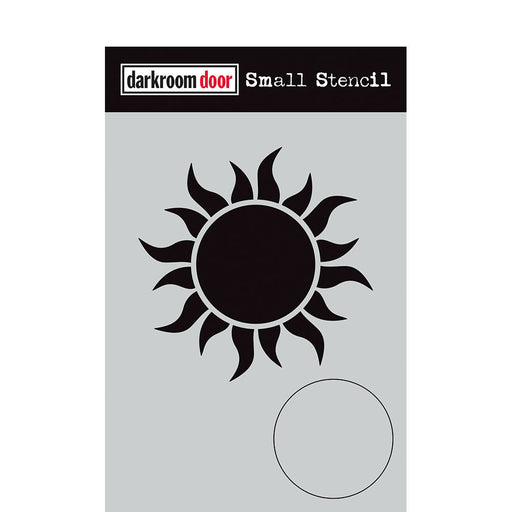 DARKROOM DOOR SMALL STENCIL 4.5X 6 INCH SUN - DDSS039