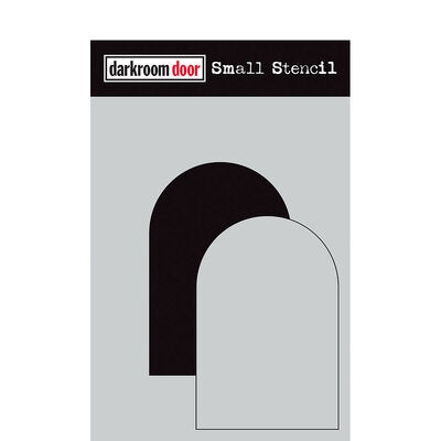 DARKROOM DOOR SMALL STENCIL 4.5X 6 INCH ROUND ARCH SET - DDSS051