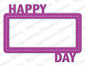 IMPRESSION OBSESSION DIE HAPPY DAY FRAME