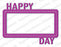 IMPRESSION OBSESSION DIE HAPPY DAY FRAME