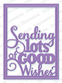IMPRESSION OBSESSION DIE GOOD WISHES WORD BLOCK
