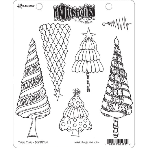 DYLUSIONS STAMP TREE TIME - DYR81739