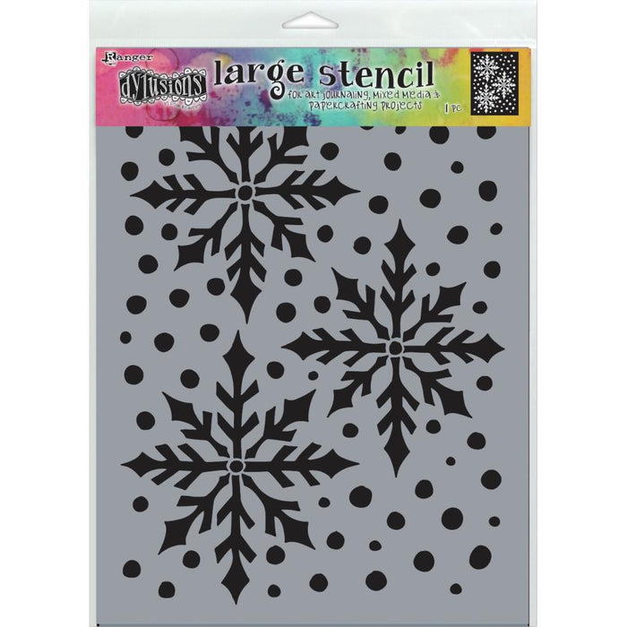 DYLUSIONS STENCIL LARGE ICE QUEEN - DYS78029