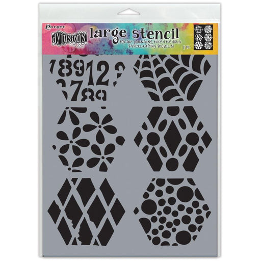 DYLUSIONS STENCIL LARGE QUILT N MORE - DYS78043