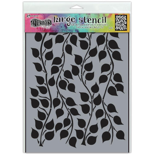 DYLUSIONS STENCIL LARGE LEAF IT OUT - DYS79804