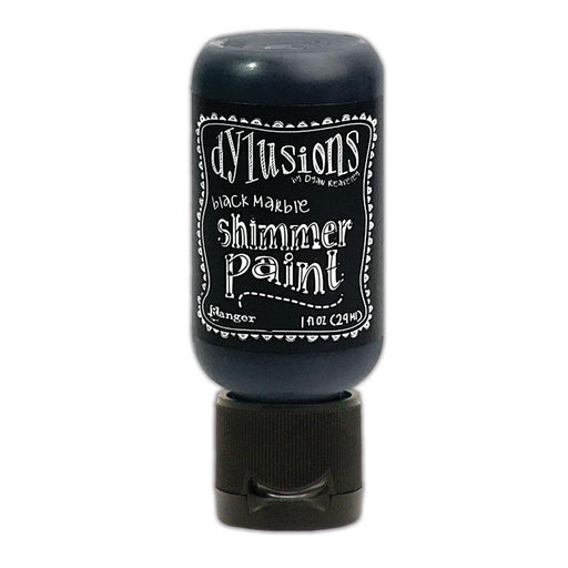 DYLUSIONS MEDIA PAINT 29ML SHIMMER PAINT BLACK MARBLE - DYU74366