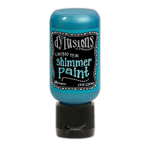 DYLUSIONS MEDIA PAINT 29ML SHIMMER PAINT CALYPSO TEAL - DYU74380