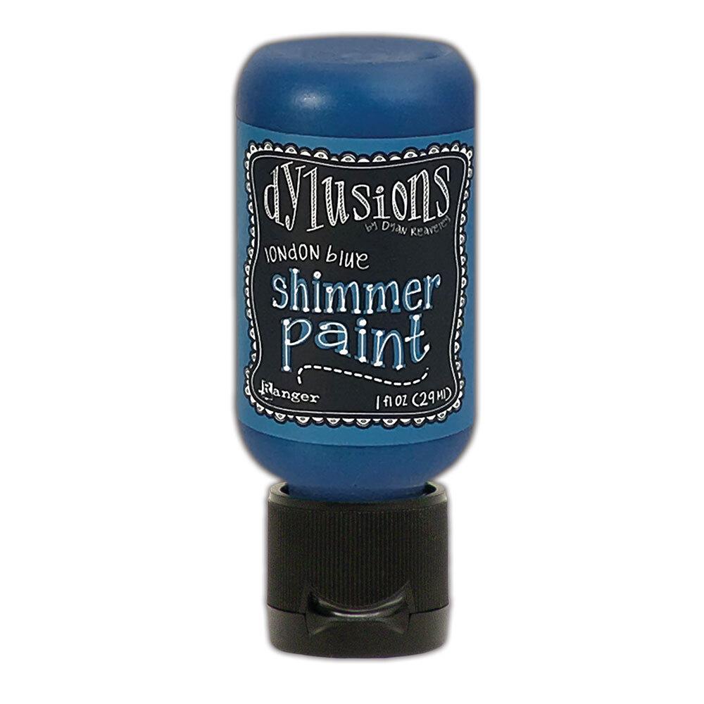 DYLUSIONS MEDIA PAINT 29ML PAINT SHIMMER LONDON BLUE - DYU74434