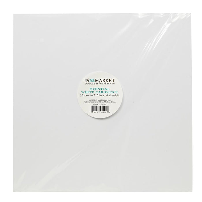 49 AND MARKETESSENTIAL WHITE CARD STOCK 110LB 20 STEETS - E-24029