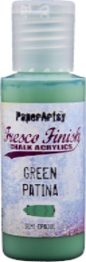 PAPER ARTSY FRESCO CHALK ACRYLICS GREEN PATINA