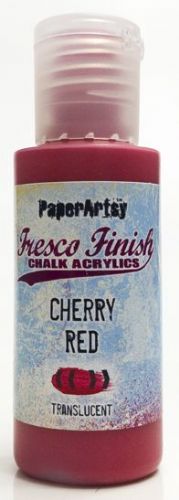 PAPER ARTSY FRESCO CHALK ACRYLICS CHERRY RED