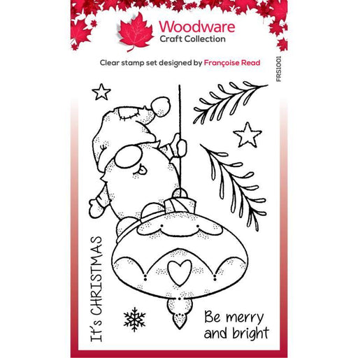 WOODWARE CLEAR STAMP 4 X 6 IN FUNTIME GNOME - FRS1001