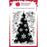 WOODWARE CLEAR STAMP 4 X 6 IN SNOW FROSTED TREE - FRS1015