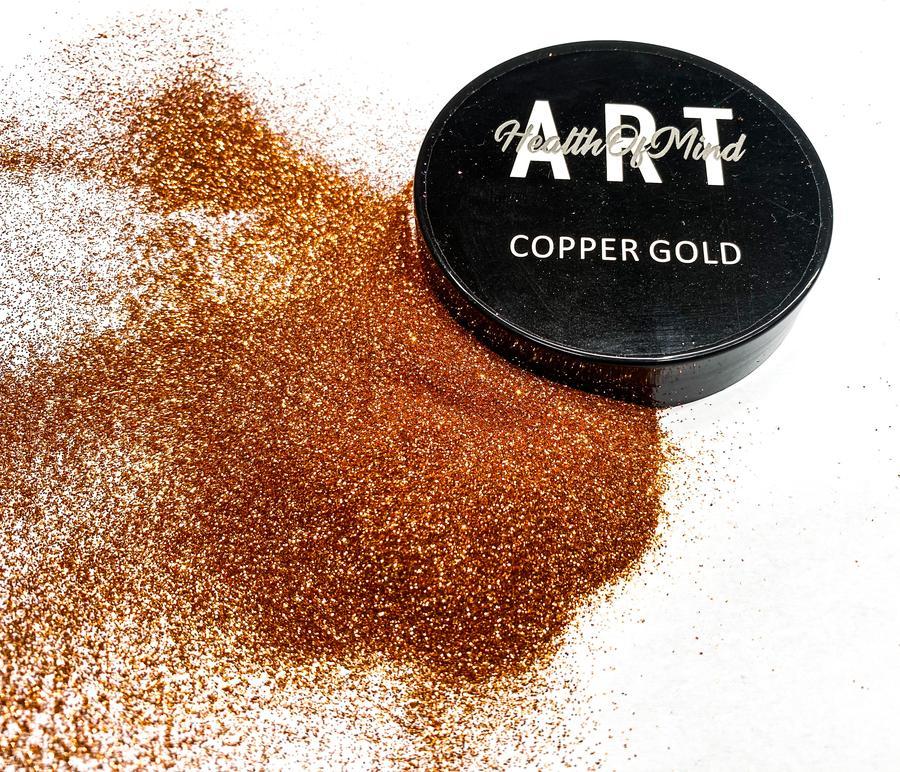 PIGMENT POWDER GLITTER COPPER GOLD - GLITTER COPPER GOLD