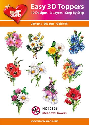 HEARTY CRAFTS EASY 3D MEADOW FLOWERS - HC12526