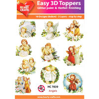 HEARTY CRAFTS EASY 3D TOPPERS ANGELS - HC7839