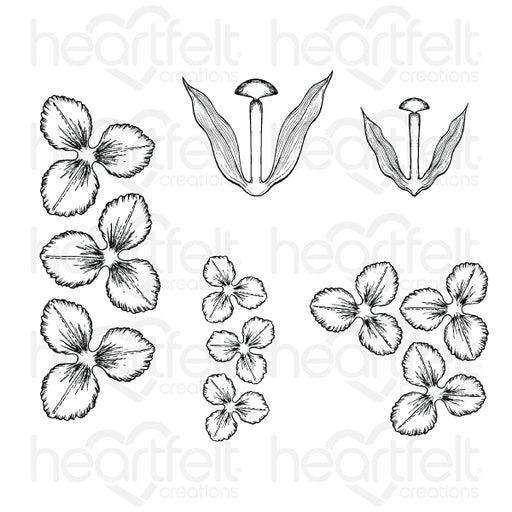 HC CLING STAMP  TULIP TIME