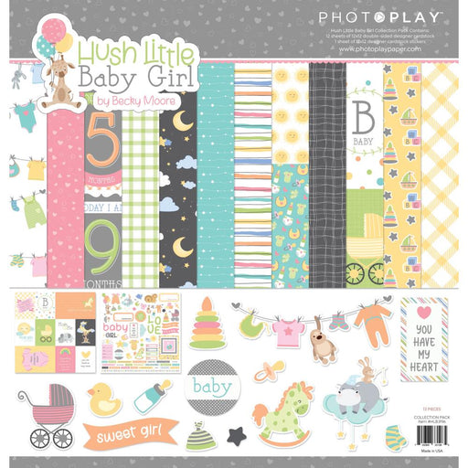 PHOTOPLAY PAPER PACK HUSH LITTLE BABY GIRL - HLB3196