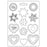 STAMPERIA SOFT MOULDS A4 - BLUE LAND STARS AND HEARTS - K3PTA4563
