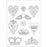 STAMPERIA SOFT MOULDS A4 HEARTS AND CROWNS - K3PTA471