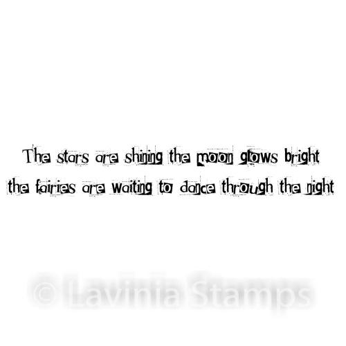 LAVINIA STAMPS MOON GLOWS BRIGHT - LAV517