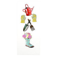 LITTLE B MINI STICKERS GARDENING