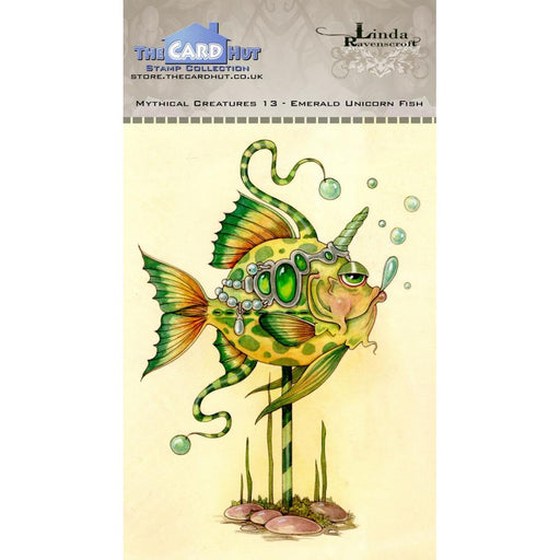 THE CARD HUTSTAMP MYTHICAL CREATURES 13 EMERALD UNICORN FISH - LCMC013