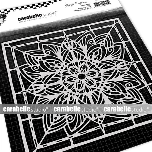 CARABELLE STUDIO ART TEMPLATE FLORAL STAINED GLASS - MACA60003