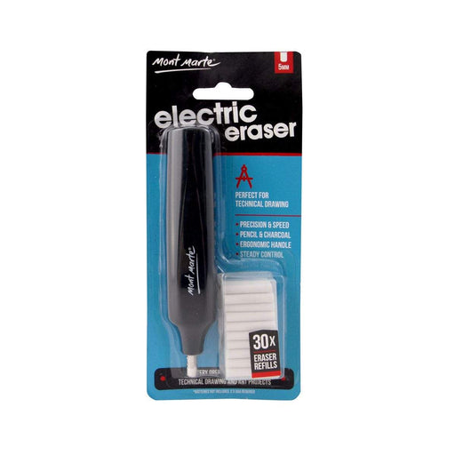 MM  ELECTRIC ERASER WITH 30PC ERASERS