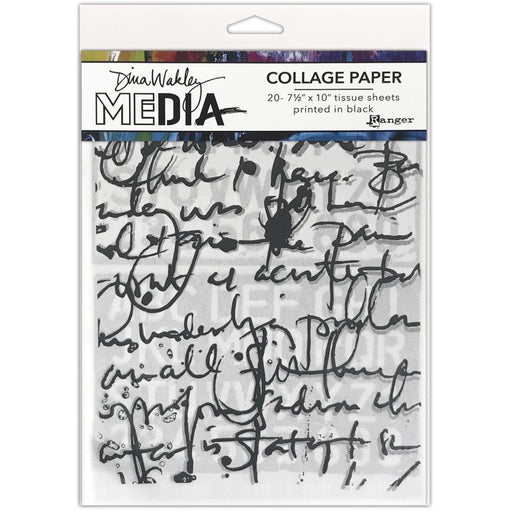 DINA WAKLEY MEDIA COLLAGE PAPER TEXT COLLAGE - MDA77886