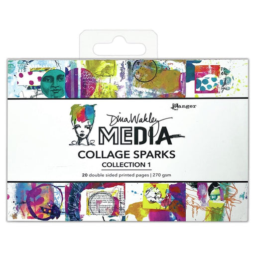 DINA WAKLEY MEDIA COLLAGE PAPER SPARKS 1 - MDA82224