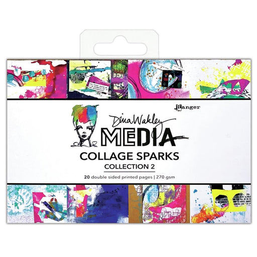 DINA WAKLEY MEDIA COLLAGE PAPER SPARKS 2 - MDA82231
