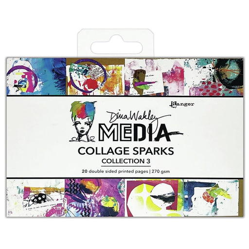 DINA WAKLEY MEDIA COLLAGE PAPER SPARKS 3 - MDA82248