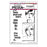 DINA WAKLEY CLING STAMP SOUL AND HEART - MDR63896
