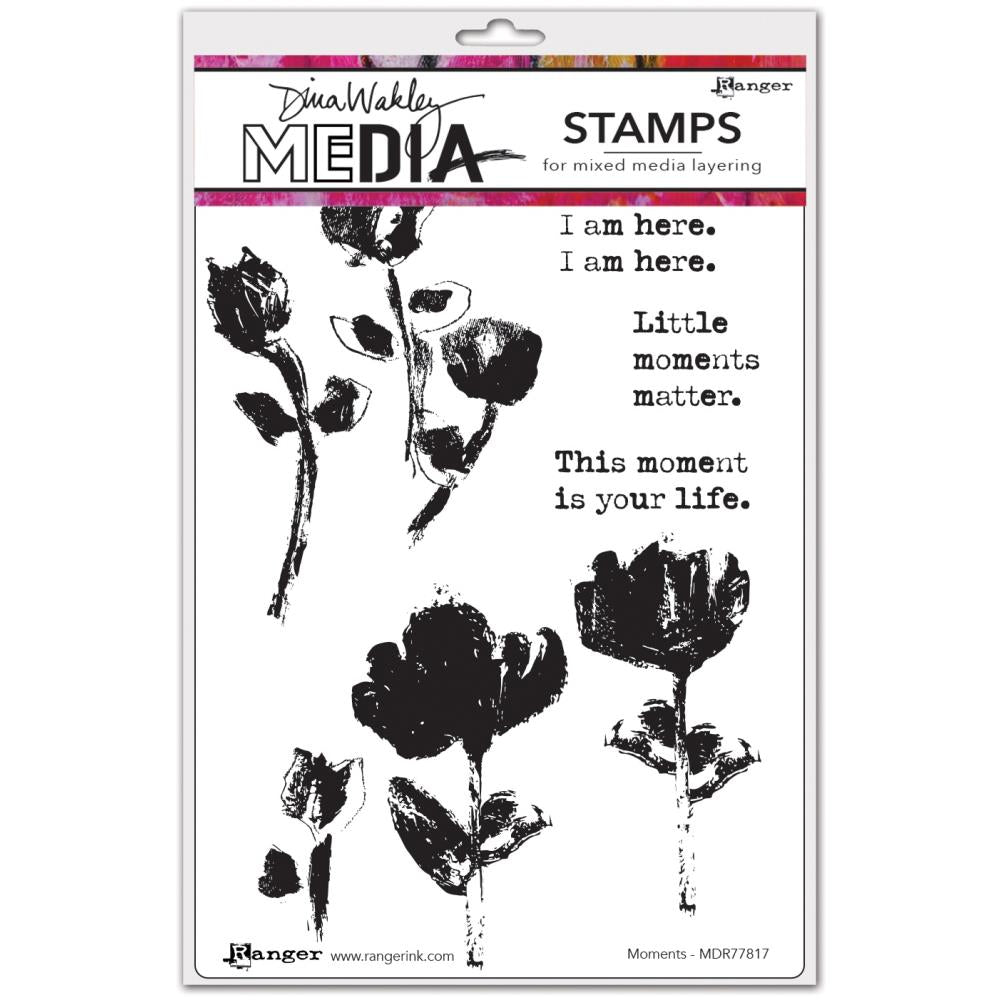 DINA WAKLEY CLING STAMP MOMENTS - MDR77817