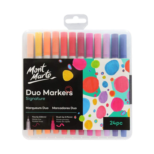 MM ADULT COLOURING DUO MARKERS 24PC - MMPM0005