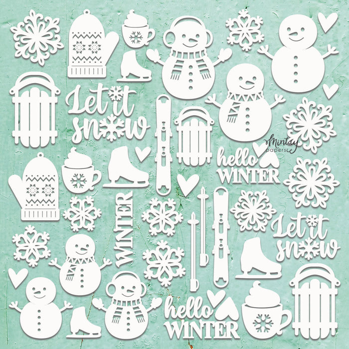 MINTAY BY KAROLA CHIPBOARD CHRISTMAS - MT-CHIP2-D59