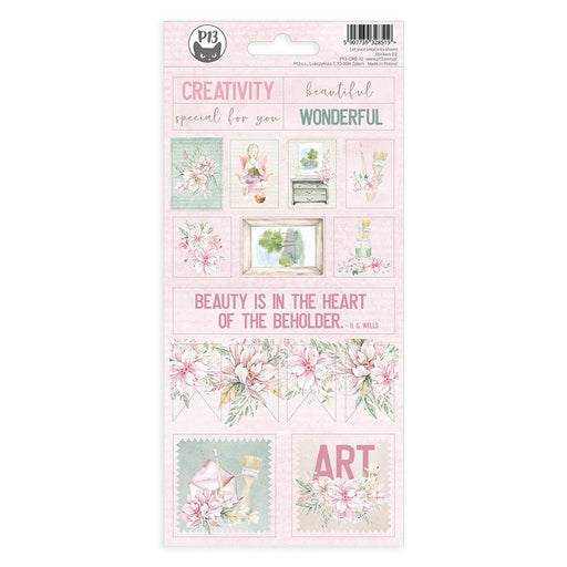 P13 HELLO CREATIVITY LET YOUR CREATIVE BLOOM STICKER 02 - P13-CRB-12