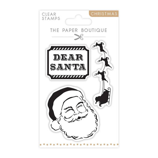 THE PAPER BOUTIQUE SANTA CLAUS 6 IN X 4 IN STAMP SET - PB1664