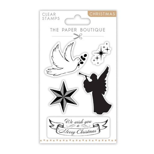 THE PAPER BOUTIQUE ANGELS 6 IN X 4 IN STAMP SET - PB1667