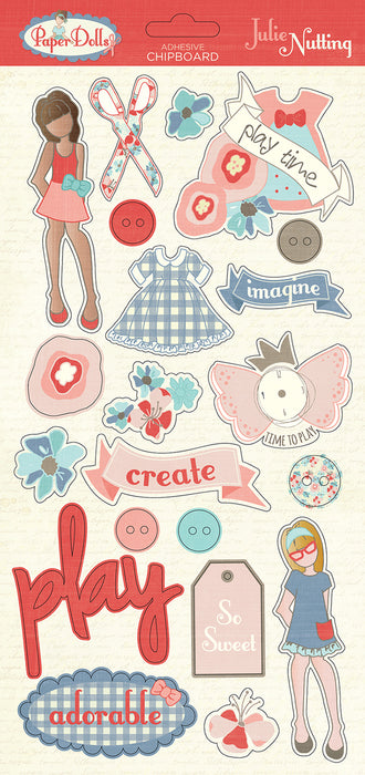 PHOTO PLAY CHIPBOARD ADHESIVE PAPER DOLLS