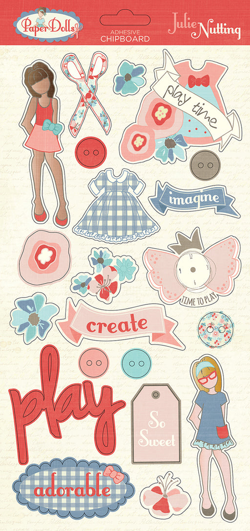 PHOTO PLAY CHIPBOARD ADHESIVE PAPER DOLLS