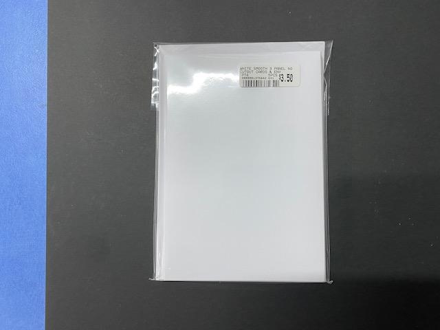 WHITE SMOOTH 3 PANEL CARDS & ENV BULK - PT4 BULK