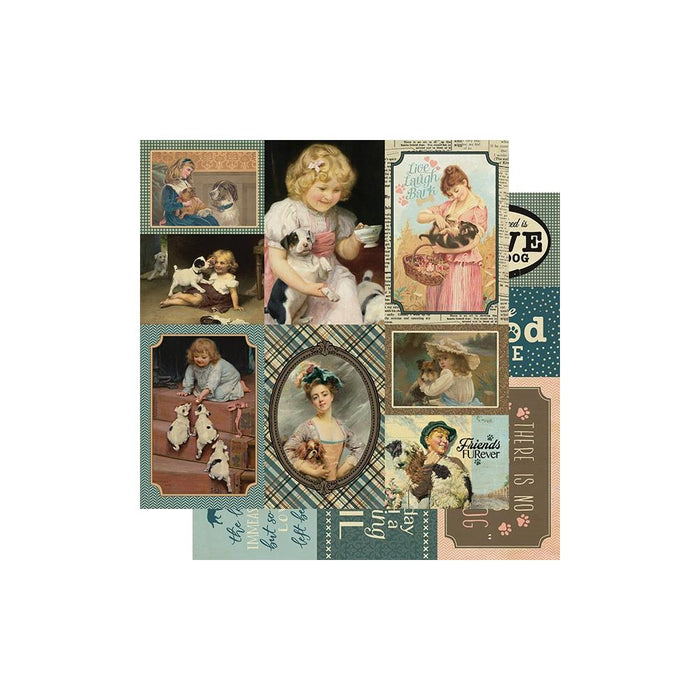 AUTHENTIQUE 12X12 PAPER PUREBRED EIGHT - PUR12-008