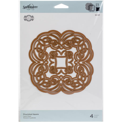 SPELLBINDERS DIES  FLOURISHED SQUARE