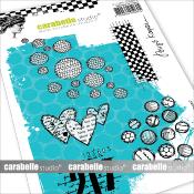 CARABELLE STUDIO TAMPONS ART STAMP A6 : SMALL TEXTURES BY BI - SA60263