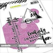 CARABELLE STUDIO TAMPONS ART STAMP A6 : CREATIVITY ART BY AN - SA60390E