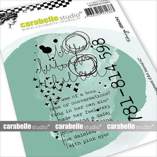 CARABELLE STUDIO TAMPONS ART STAMP A7 ART JOURNAL 2 - SA70188